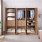 Manhattan Comfort Lee Module Wardrobe Closet in Golden Brown, 3PK 3-WC00123-GB - alternate 6